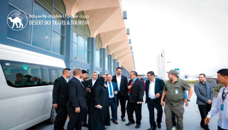 Minister of Transport Inspects Operations and Performance at Aden International Airport