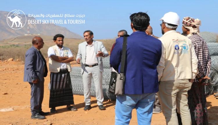 the World Food Programme and the Humanitarian Aid Inspects Kadha Farm Project in Socotra.
