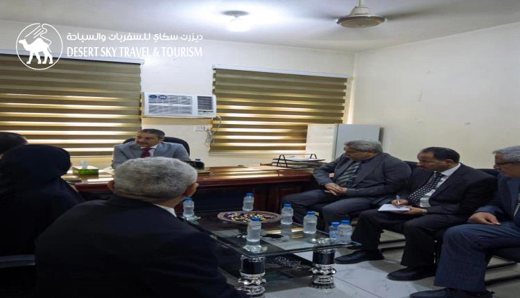 the Minister of Culture and Tourism Inspects Tourism Office on Hadhramaut Coast and Stresses Institutional Performance Development.